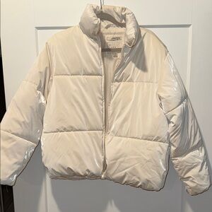 a new day Cream Puffer Jacket